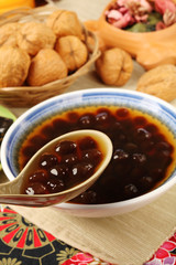 Taiwan famous dessert - tapioca ball                                             
