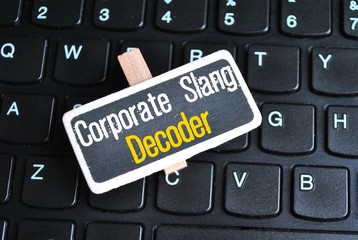 Corporate slang decoder - obrazy, fototapety, plakaty