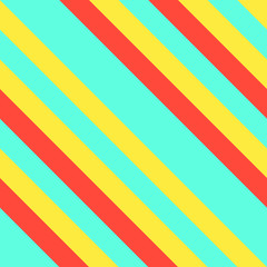 Seamless Memphis Graphic Retro Pattern with Neon Diagonal Stripes