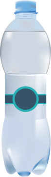 bottiglia d' acqua 50cc mezzo litro