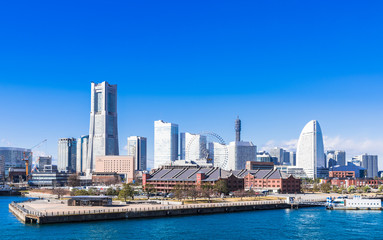 Naklejka premium 横浜ベイエリア ワイド