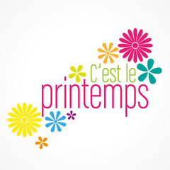 c'est le printemps