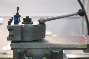 Lathe machine for metal industry