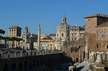 Fototapeta na wymiar Rome - Trajan's Forum