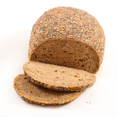 bread isolated on white