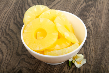 Canned pineapple