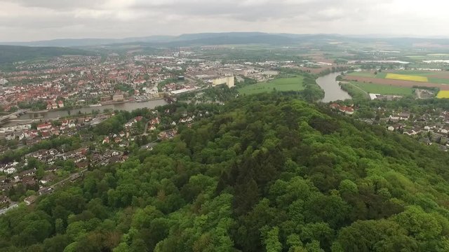 Hameln Panorama vom Berg