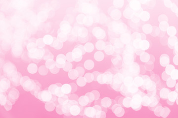 pink sweet blur bokeh wedding night abstract for background