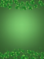 Irish template for design card, invitation. EPS 10 vector