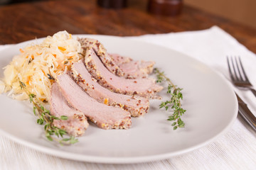 pork with spices