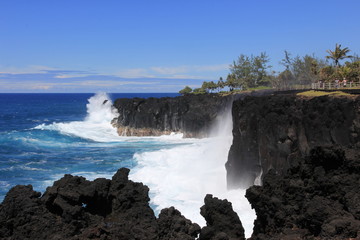 Sonne, Strand und Meer III La Réunion Steilküste Vulkanküste