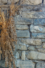 The oldest house in Lahic mountainous village made of stone in Azerbaijan