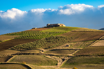 Sicilian landscape, near Corleone