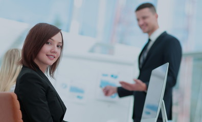 Business people. Business team working on their business project