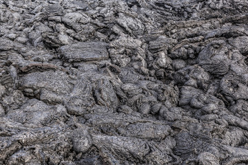 Stones of volcanic flow give a beautiful  structure
