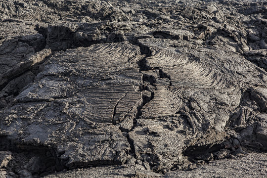 Stones of volcanic flow give a beautiful  structure