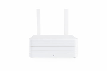 white router isolated