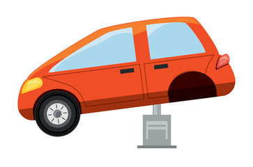 car lift machine icon