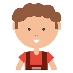 cartoon mechanic man icon