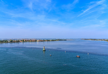 Beacons in Channel Approach to Venice