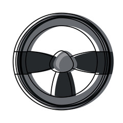 Obraz premium steering wheel icon image