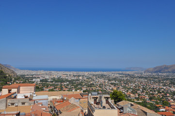 Aerial view of Monreale