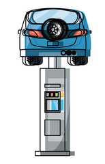 car lift machine icon