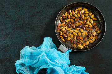 Pumpkin seeds fried with spices