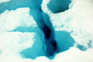 Glaciar Water en Argentina