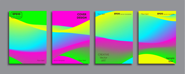 Obraz premium Creative colored cover. Cover design.