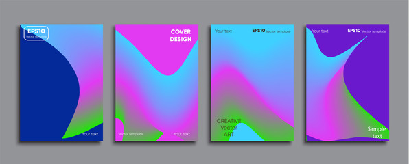 Obraz premium Creative colored cover. Cover design.