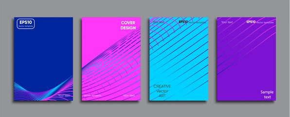 Creative colored cover. Cover design.