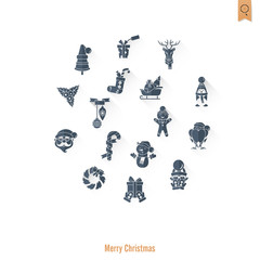 Christmas and Winter Icons Collection