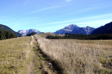 Obraz premium Plateau glieres mountains in Savoy, France