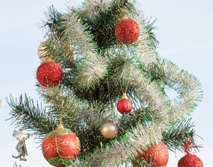 Festive Christmas tree