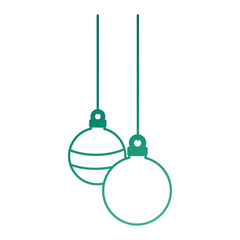 christmas ball hanging icon