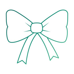 bowntie ribbon isolated icon