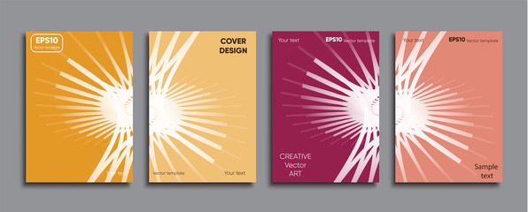 Creative colored cover. Cover design.