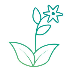 cute flower garden icon