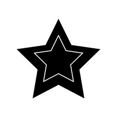 Star shape symbol icon vector illustration graphic design