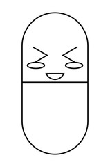 kawaii pill icon image