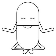 kawaii pill icon image