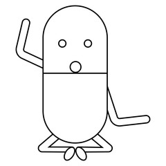 kawaii pill icon image