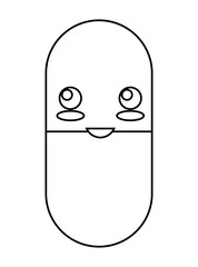 kawaii pill icon image