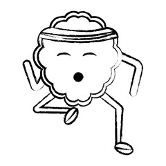 kawaii brain icon