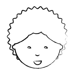 cartoon man face icon