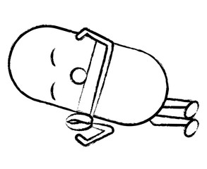 kawaii pill icon image