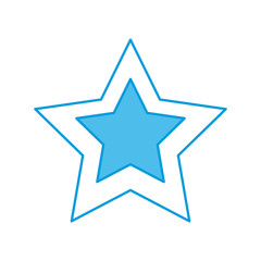Star shape symbol icon vector illustration graphic design