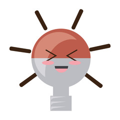 kawaii light bulb icon