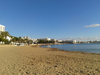 playa de Santa Eulalia del Rio ,Ibiza